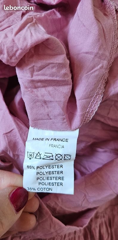 38, jupe jupon froissée rose (image 4)