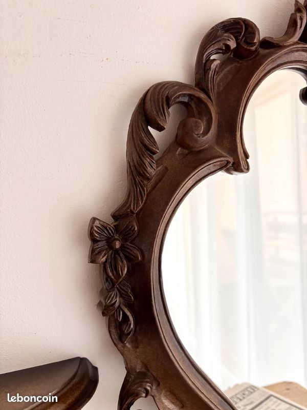 Grand miroir et sa console (image 9)