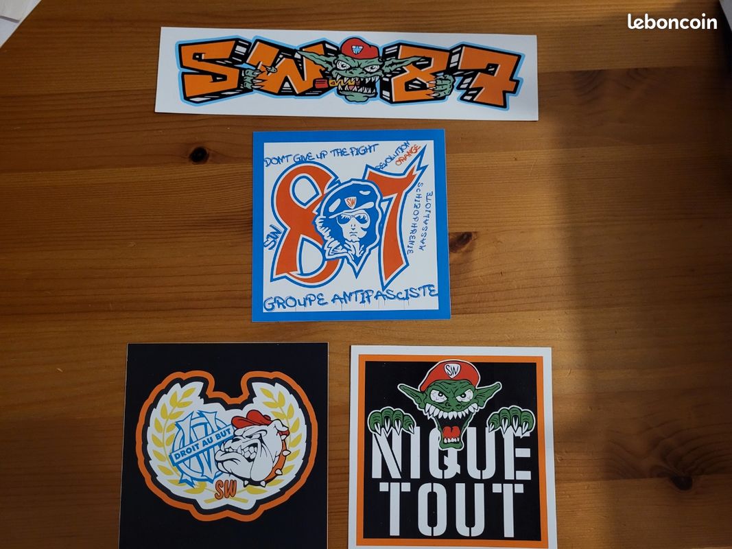 Autocollant Vintage South Winners SW87 Olympique De Marseille - Collection OM