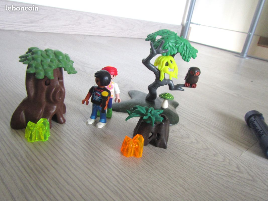 Playmobil 6891 Night Walk Avec Lampe Torche UV - Set Aventure Lumineuse
