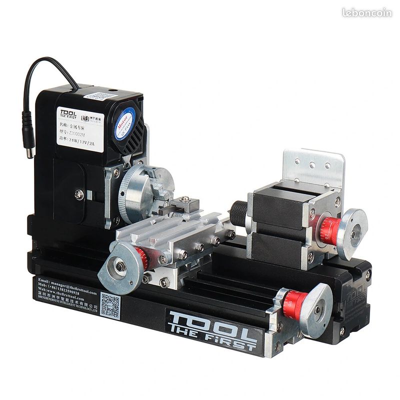 Tour Miniature ZHRUI Métal 36W 20000 Tr/min - Max 50mm