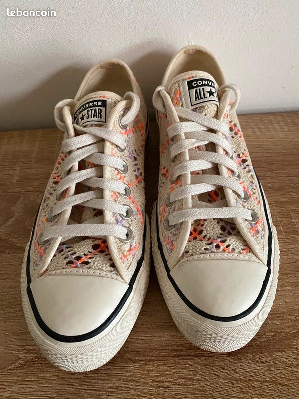 Boho Crochet Converse Crochet Blanche Converse Chuck Taylor All