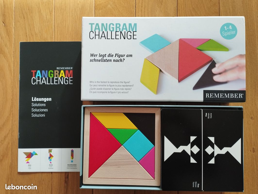 Jeu TANGRAM CHALLENGE - 1 à 4 joueurs - ETAT NEUF (image 2)