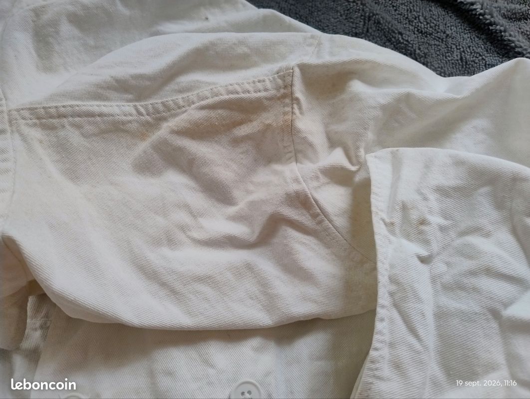 Veste de cuisine Vetra taille 52, 100% coton,made in France (image 3)