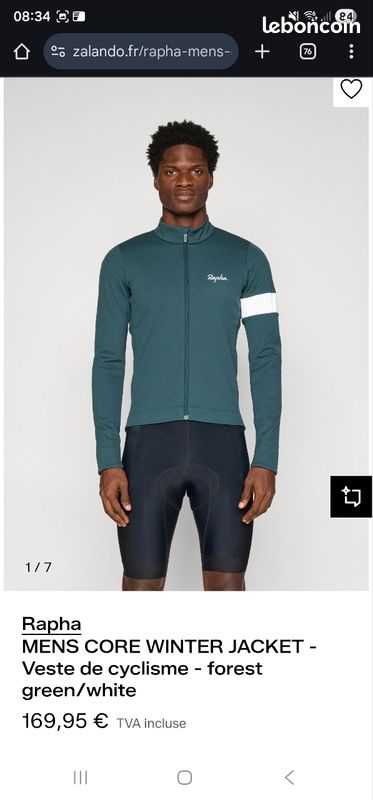 Gilet De Cyclisme Rapha Core Taille L - Marron - Neuf Avec P 1024083
