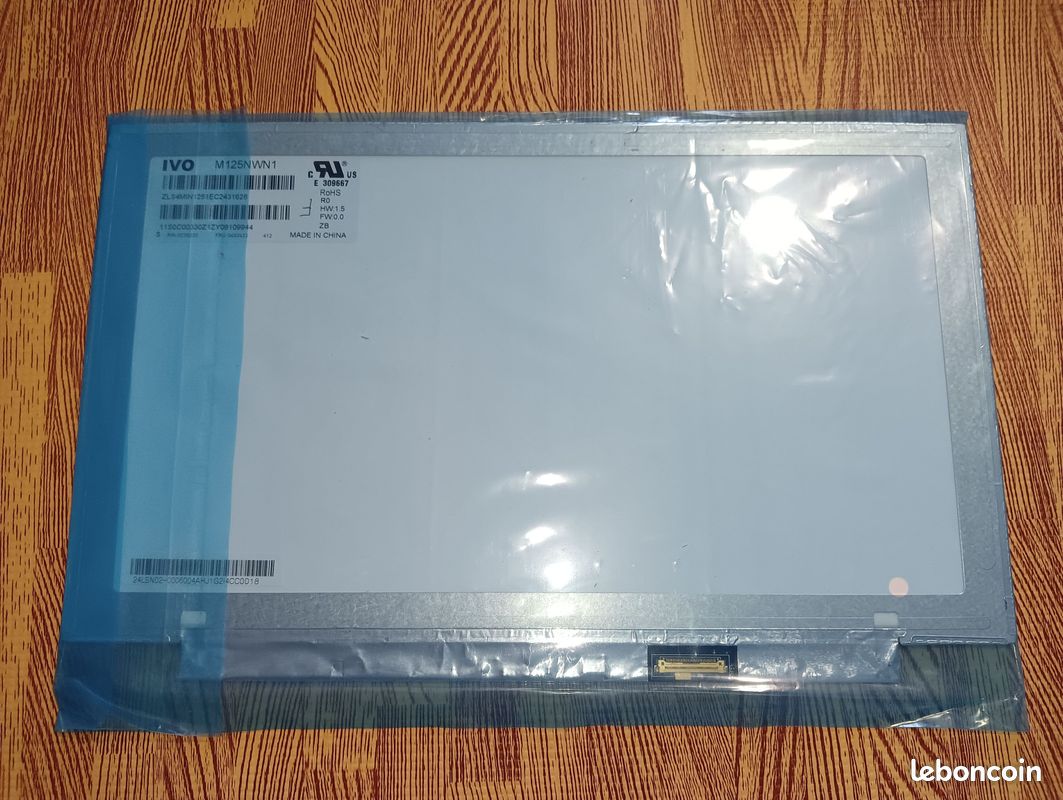 Dalle LCD M125NWN1 12.5'' 1366x768 HD TN Origine Lenovo X250 (image 4)