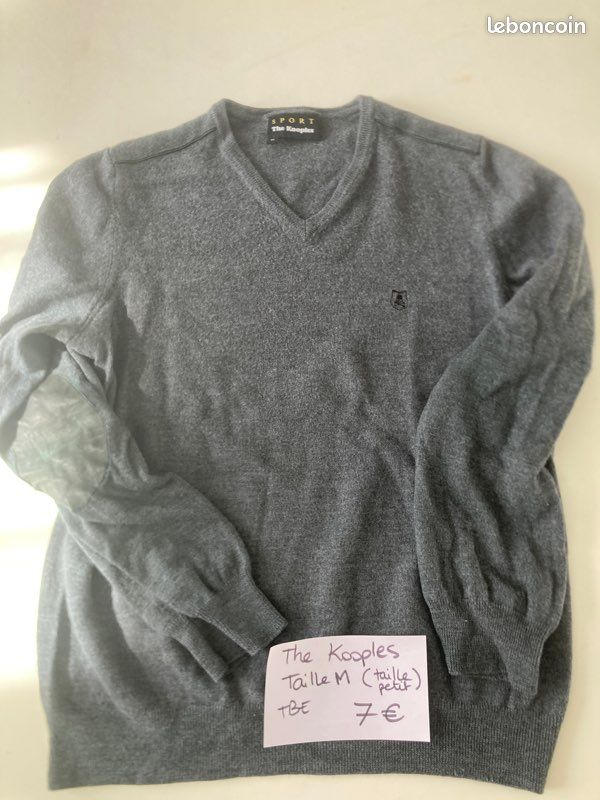 Pull fin homme, manches longues taille M (petit), the kooples