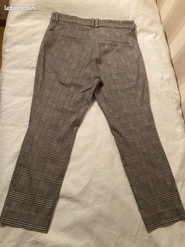 Pantalon prince de galle noir et blanc (image 4)