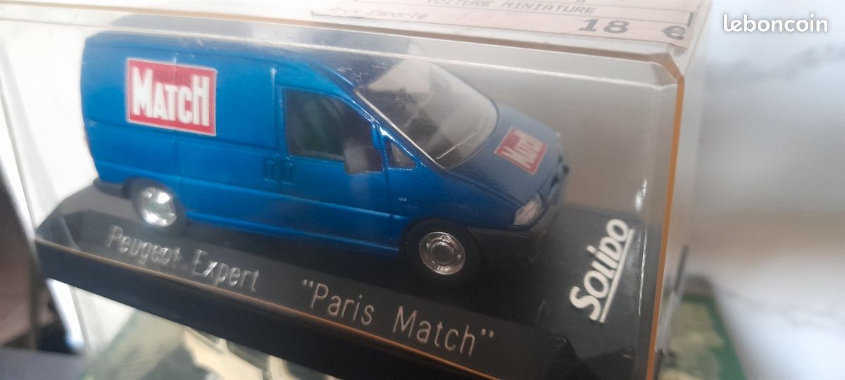 Maquette Solido 1/43 Renault Kangoo 1998 Pompiers De Paris - Occasion TBE, Mise En Boîte