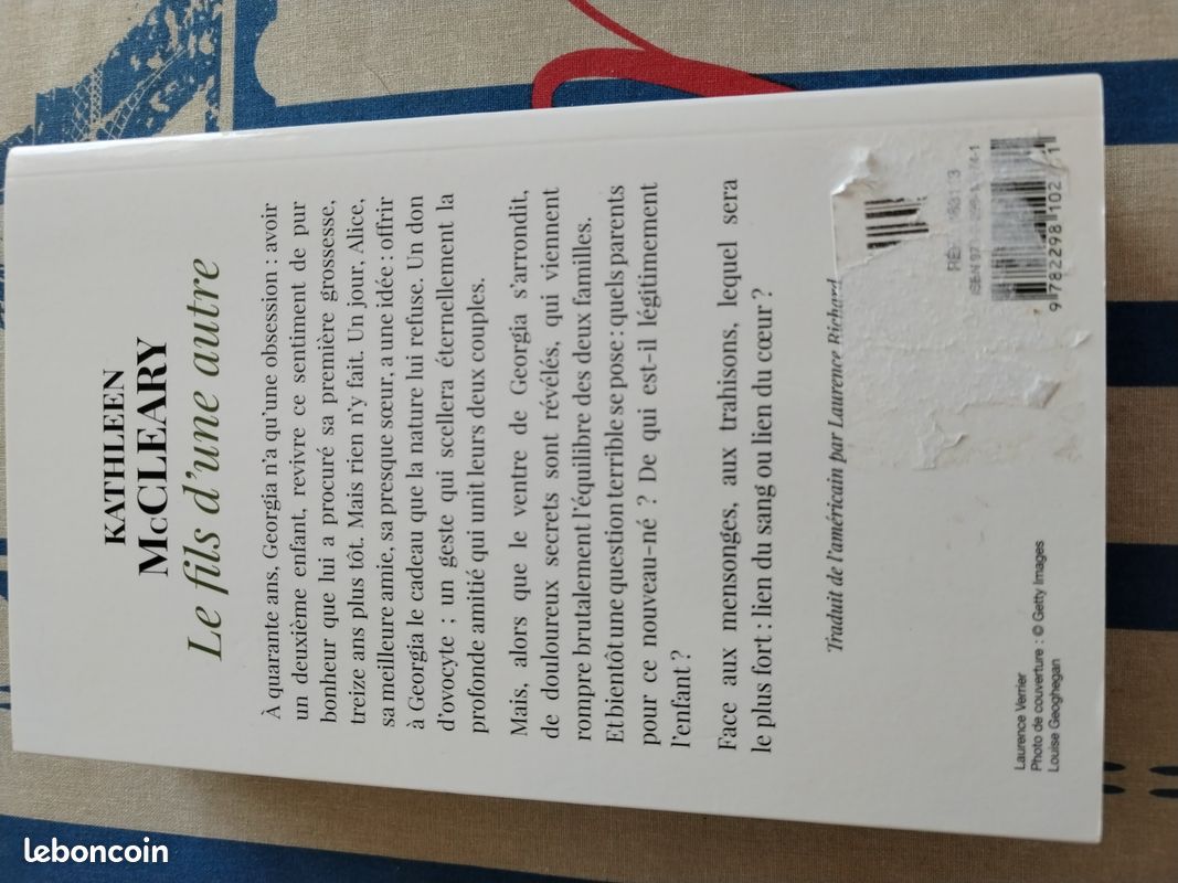 Livre neuf " Le fils d'une autre " (image 2)