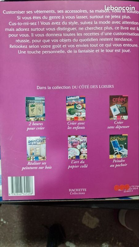 Livre couture "Tout customiser" nombreux projets (image 4)