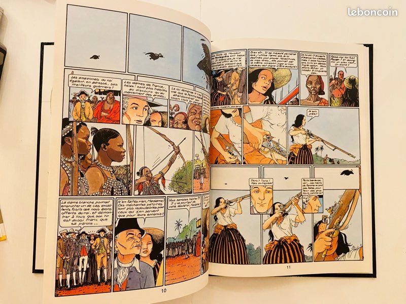 BD Les passagers du vent EO 1982 - 4 . L'heure du serpent (image 11)