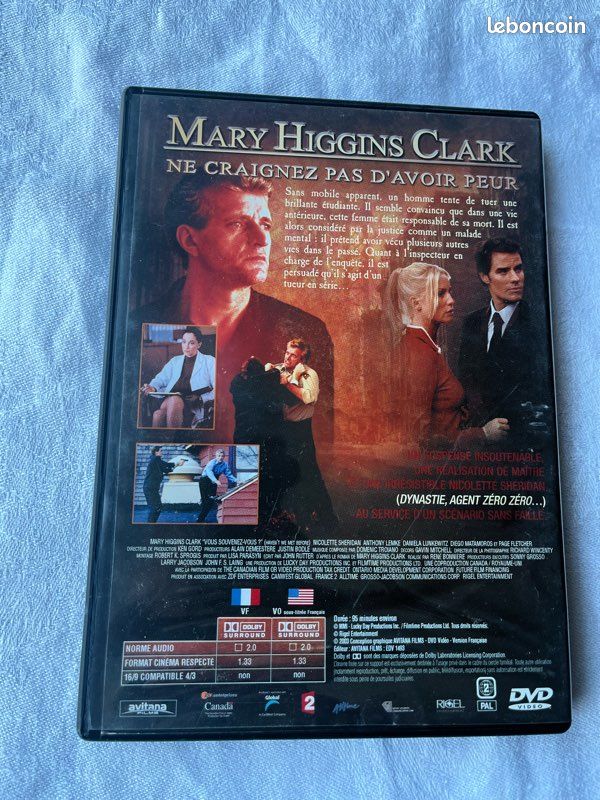 DVD Mary Higgins Clark 5 (image 3)