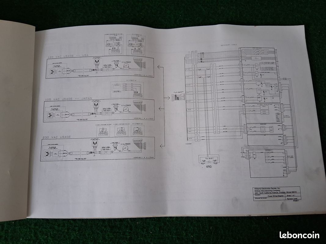 Wpc schematic manual williams electronic games pour flipper (image 4)