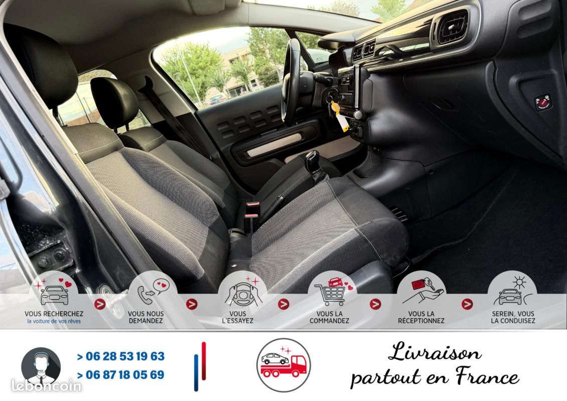 Citroën C3 1.2 i 82cv Feel 💳 x12 Vitres Crit'Air 1*Ct Kit Distribution Entretien Complet Ok*Véhic... (image 8)