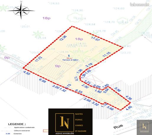 Terrain 495 m² Elven