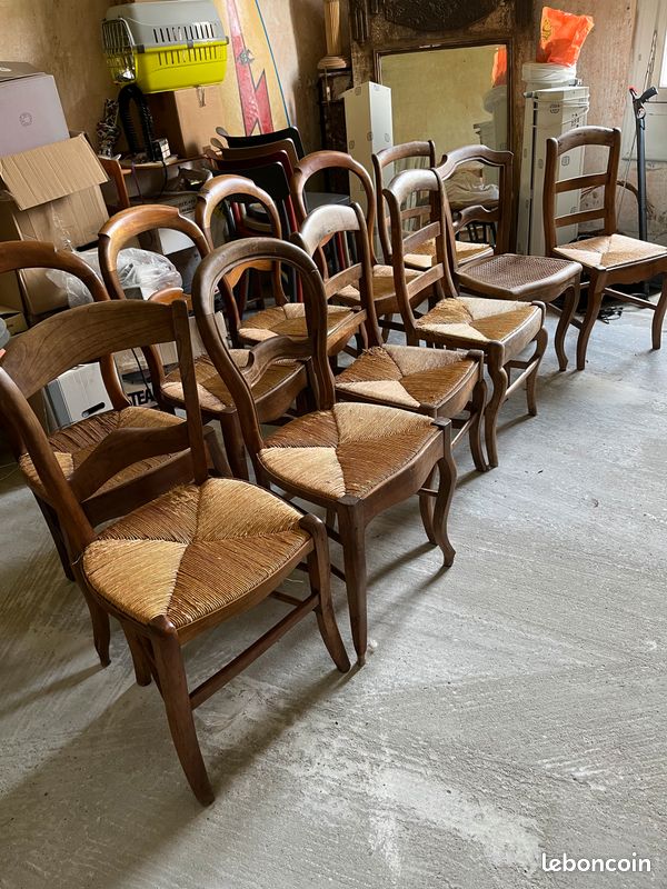 Lot chaises anciennes (image 1)
