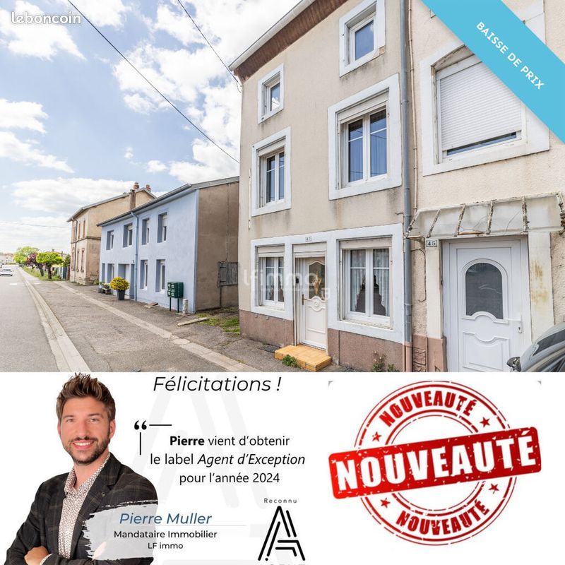 Maison 4 pièces 141 m² · à Maizières-lès-Vic · 141 m² · 75 000 €