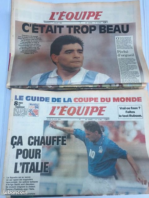 Lot Football l'intégral de la Coupe du Monde 1994 par L'EQUIPE (image 2)