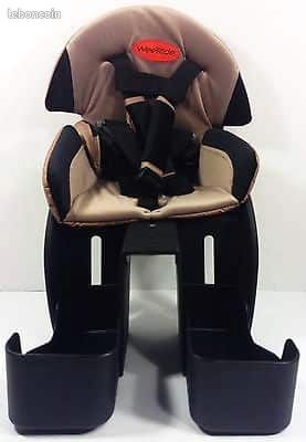 Siège Baby Bike Weeride Front Deluxe - Noir/Beige Tunisia