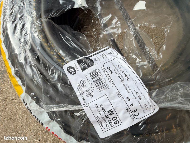 Couronne de Câble Électrique Nexans U-1000 R2V (5G4 mm²) - 50m (image 3)