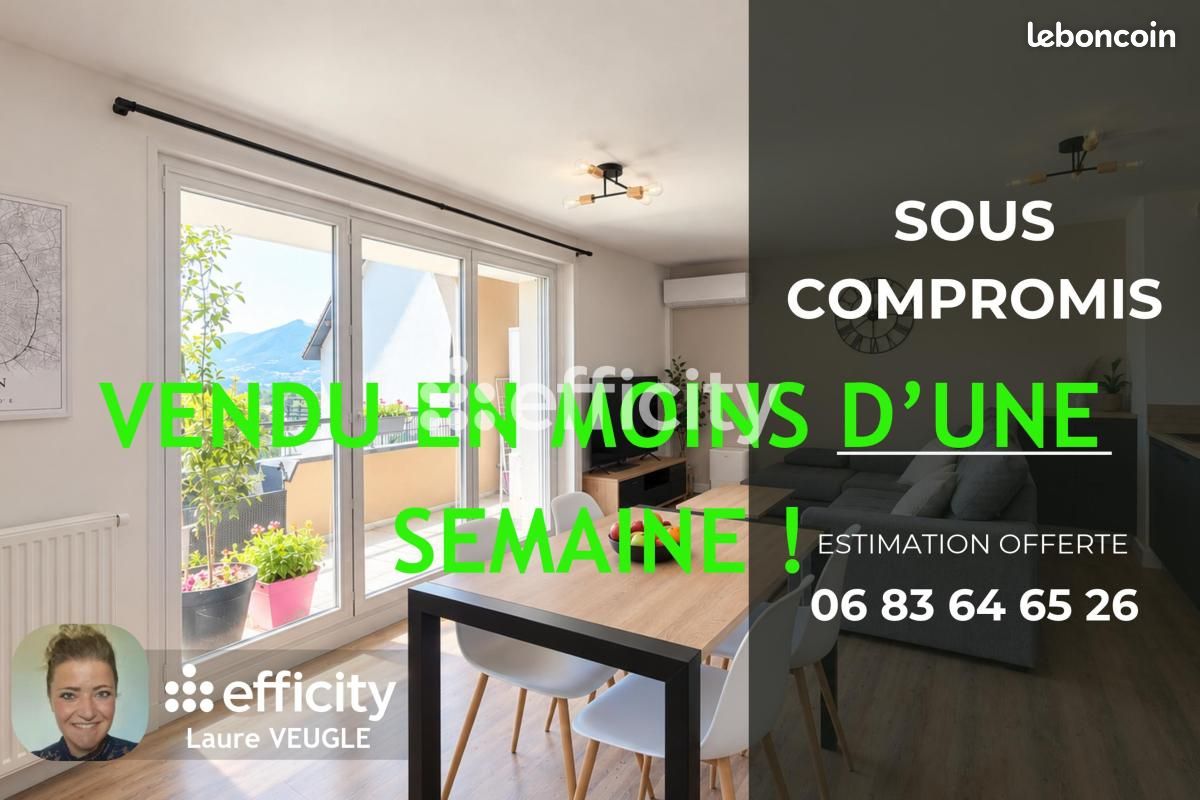 Appartement 2 pièces 37 m² · à Chambéry · 37,4 m² · 185 402 €