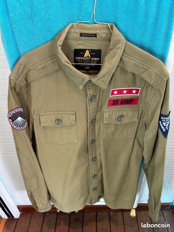 Chemise Superdry style militaire Vêtements