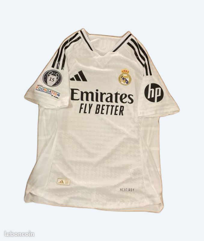 Real Madrid Ensemble Maillot Short Enfant 24/25 – Vini Jr. Réplique Officielle Deuxième Équipement Orange