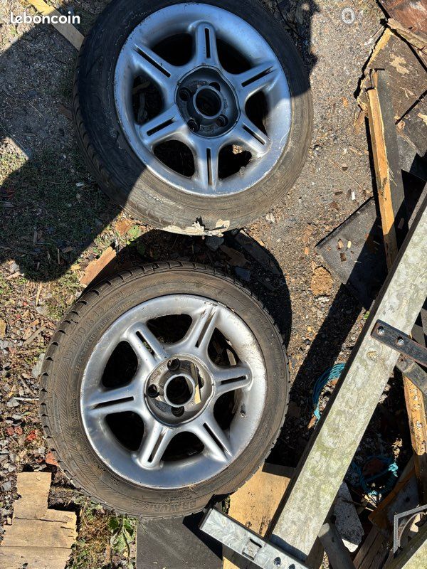 2 Pneu avec jantes, Clio 195/50/r 15 (image 2)