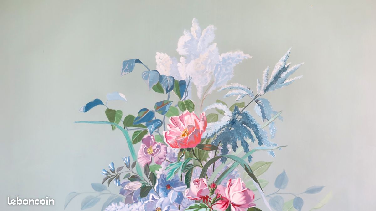 (BA) Tableau, Panneau décoratif, trompe l'oeil, papier peint (image 3)