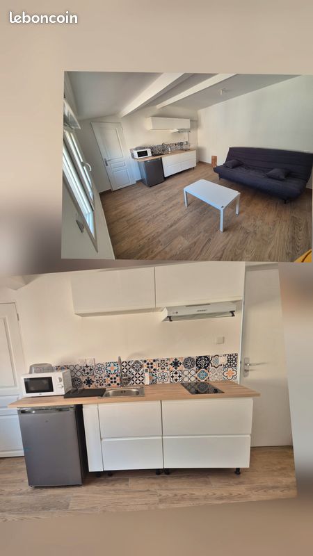 Appartement 1 pièce(s) 19 m²à louer Aubagne