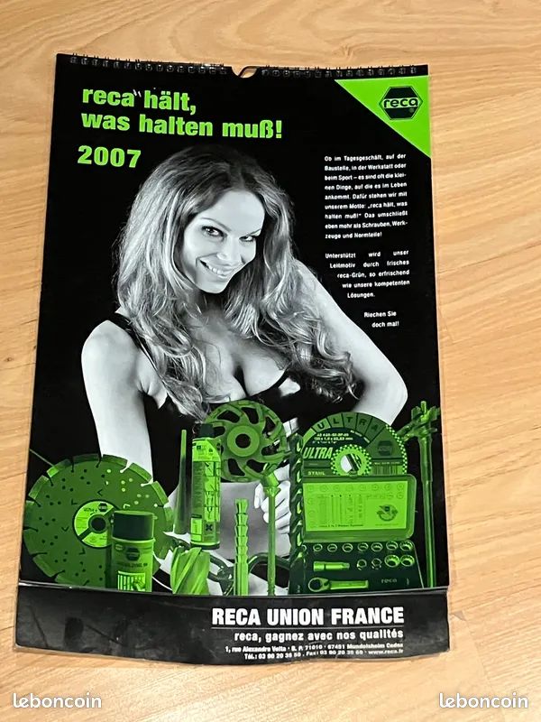 Calendrier/journal Ancien Et Rare Richter Spiel + Hobby Avec Publicité SEGA - Collector