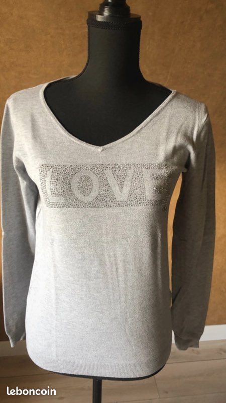 Guess Los Angeles Pull Femme Taille M Casual Vintage Logo