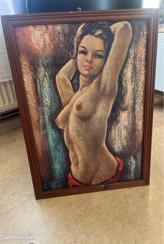 Tableau à l’huile sur bois (image 1)