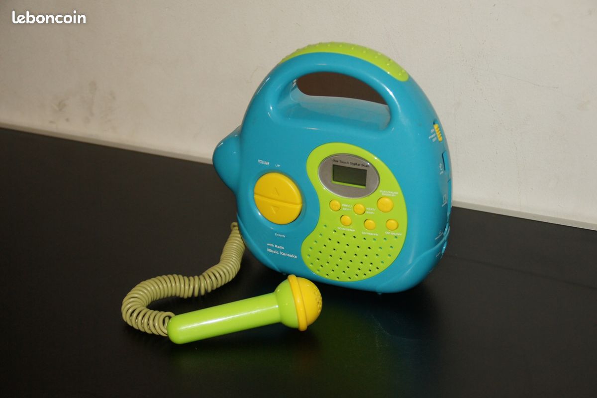 (3ans et +) Poste radio portable avec micro enregistreur « music karaoké » (image 7)