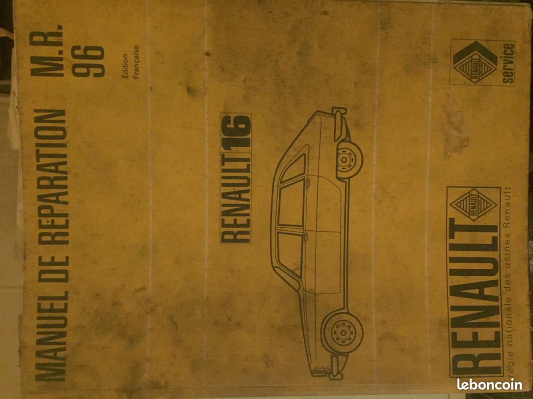 Manuel de réparation M.R. 96 Renault (image 1)