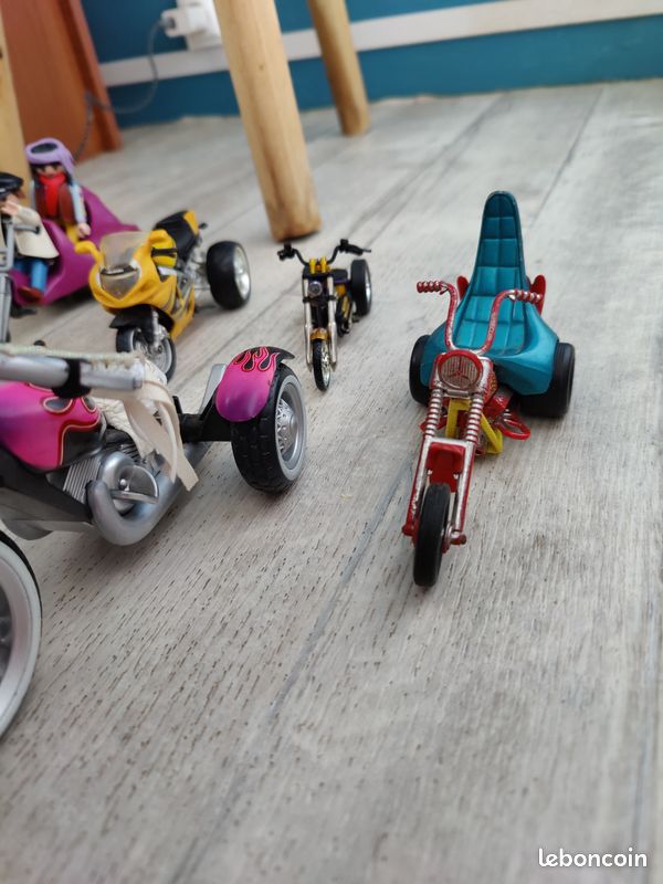 3 Sets Modèle De Tricycle Statue À La Maison Décoration Réaliste