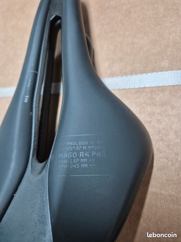 Selle Prologo Nago Evo – Rails Carbone – 134x275mm – 192g – Noire – Occasion