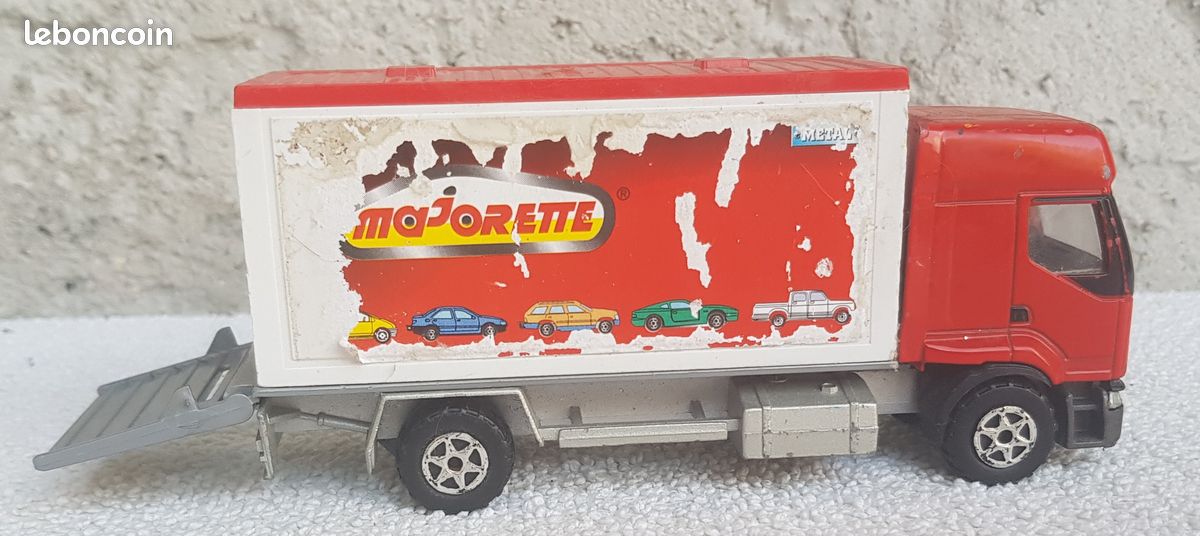 Camion Renault Avec Semi-remorque Genty - Majorette Réf 361 - Jouet Collection 1/100