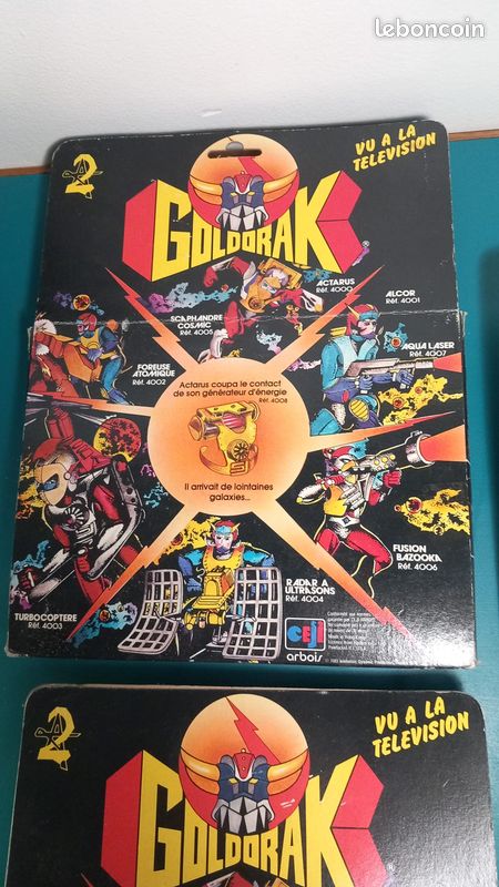 Goldorak - accessoire pour poupée Ceji Actarus ou Alcor neuf en boite 1978