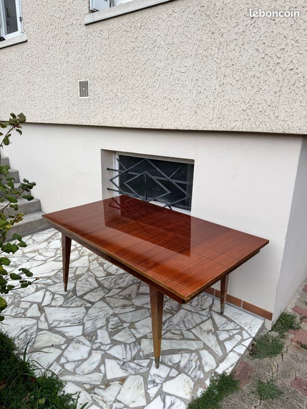 Table avec deux rallonges bois (image 2)