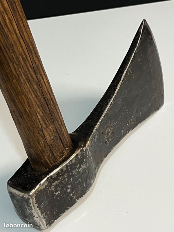 hache outil ancien Charpentier, Pompier Mineur Old Tool Axe Réf