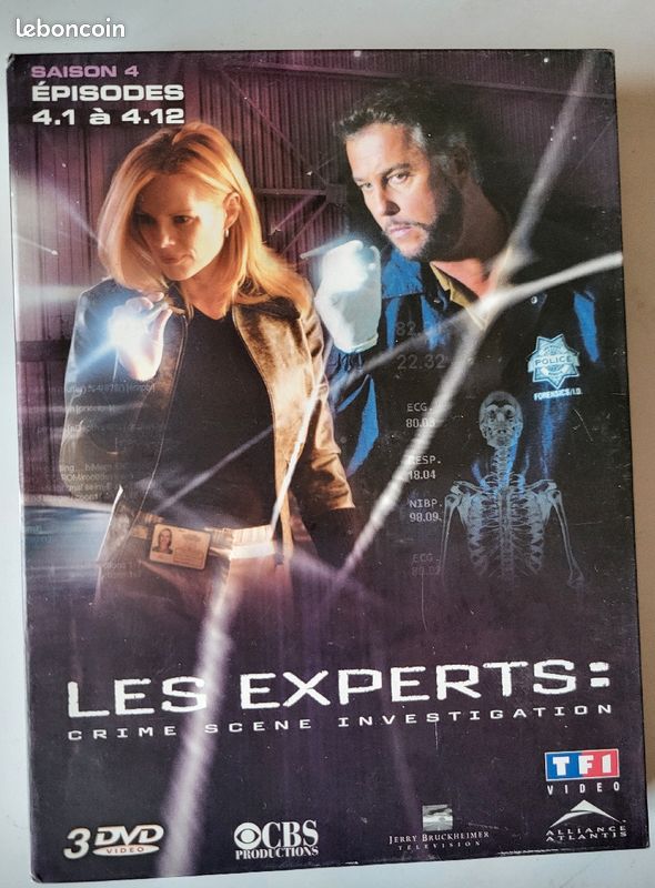 3 DVD les experts saison 4 épisodes 4.1 à 4.12 (image 1)