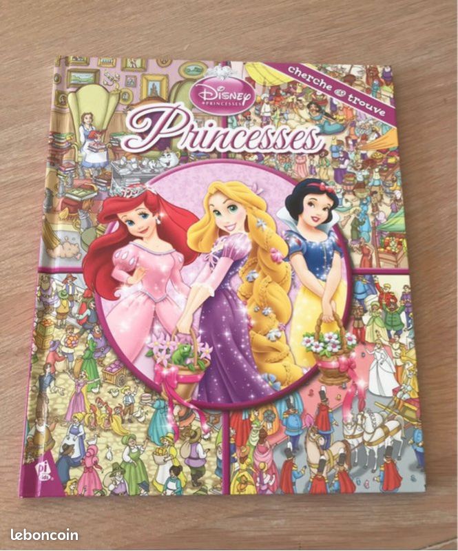 Livre cherche et trouve princesses Disney (image 1)