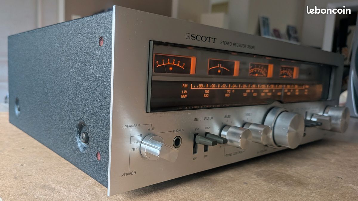 Ampli Tuner Scott 350 RL 1979 Rare - Photo, audio & vidéo