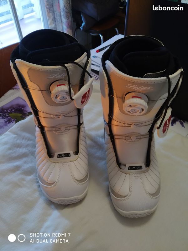 Bottes de snowboard surf flow lotus BOA focus femme fille P36