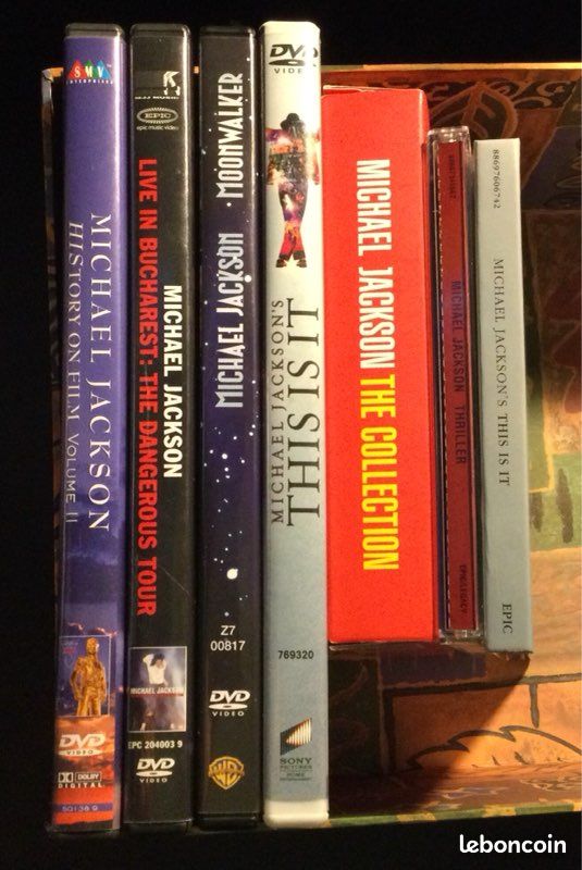 Lot CD et DVD Michael Jackson (image 2)