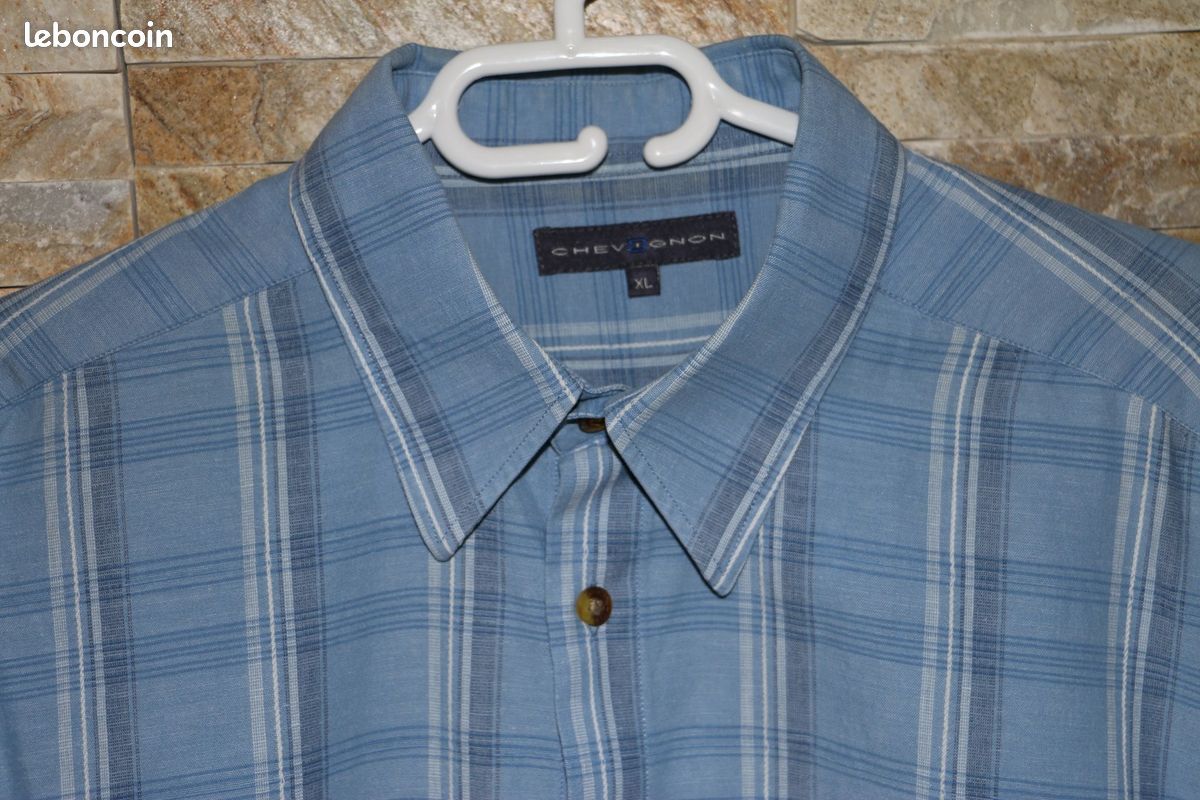 Chemise Homme CHEVIGNON Multicolore 100% Coton Taille L – Occasion En Très Bon état