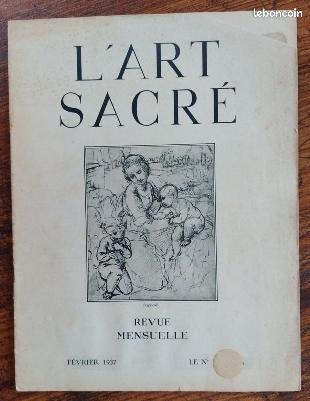 Lot de 19 magazines anciens L'Art Sacré 1937, 1938 et 1939 (image 13)