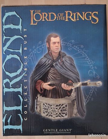 Buste Seigneur Des Anneaux - Elrond Sideshow Weta 3000 Ex - Polystone - Neuf